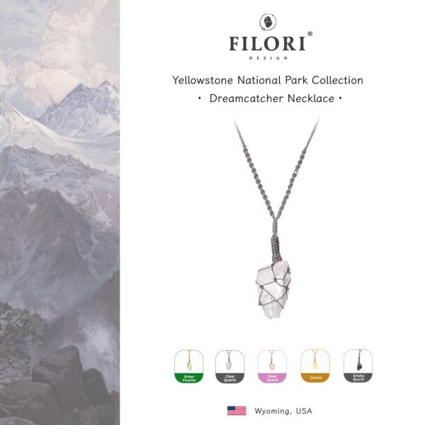 Dreamcatcher Natural Crystal Necklaces 