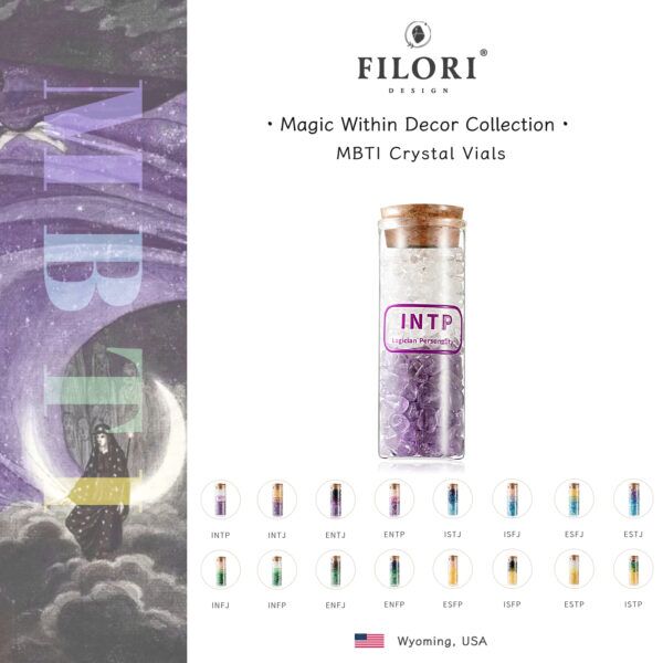 MBTI 16 Crystal Vials