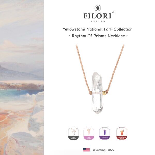 Hexagonal Prism Crystal Pendant