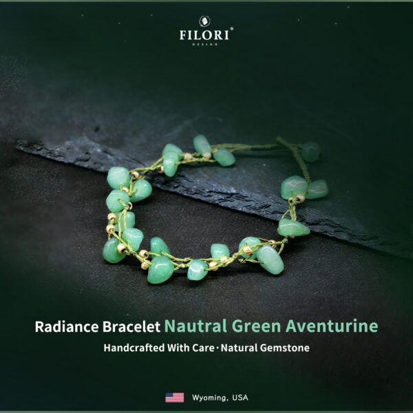 Radiance Bracelets · Natural Green Aventurine