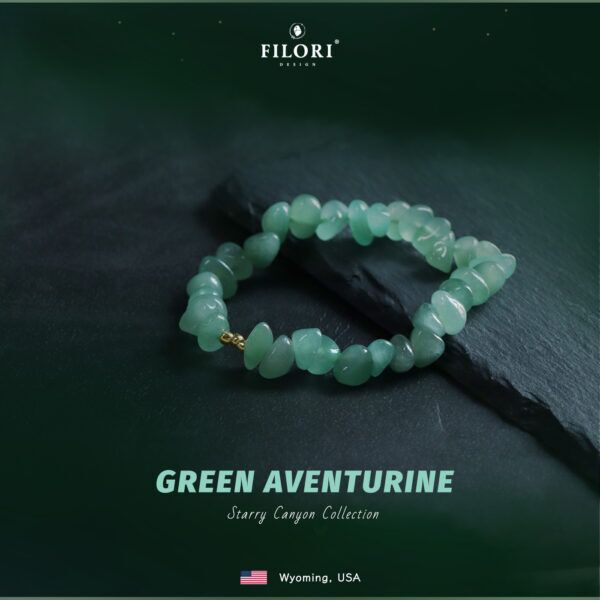 Starry Canyon Bracelets Natural Green Aventurine
