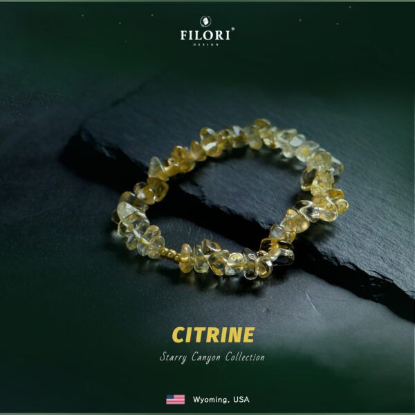 Starry Canyon Bracelets Natural Citrine