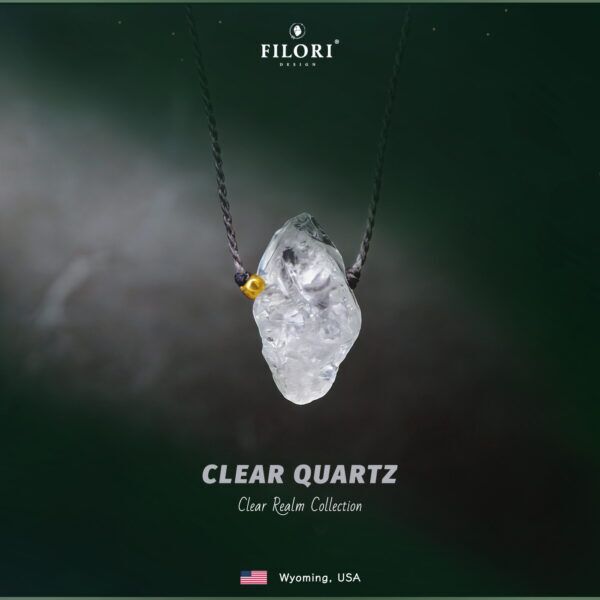 Clear Realm Necklace · Natural Clear Quartz