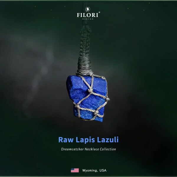 Dreamcatcher Natural Crystal Necklaces – Lapis Lazuli